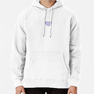 florence whale heart lavender Pullover Hoodie