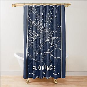 City Map of Florence Italy Shower Curtain