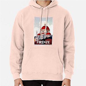 Florence Firenze 1920s Italian travel ad, duomo Pullover Hoodie