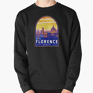 Florence Italy Travel Art Emblem Pullover Sweatshirt