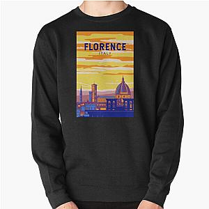 Florence Italy Travel Art Vintage Pullover Sweatshirt