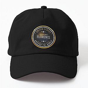 Florence City Alabama Souvenir | Florence Coordinates Dad Hat