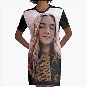 florence pugh Graphic T-Shirt Dress