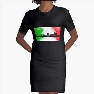 Florence Flag vintage italy Graphic T-Shirt Dress