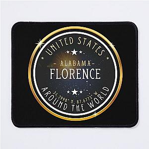 Florence City Alabama Souvenir | Florence Coordinates Mouse Pad