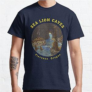 Sea Lion Caves near Florence Oregon. Classic T-Shirt
