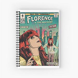 Florence Welch Cartoon  Spiral Notebook