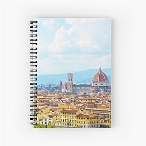 Overlooking Florence Spiral Notebook