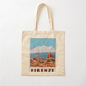 Travel In The City Of Florence Cotton Tote Bag