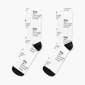 Florence Welch and The Machine Indie Rock Motivational Quote Socks