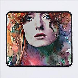 Portrait of Florence Welch mouse pad
