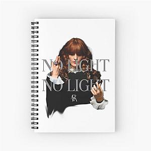 No Light Florence Welch Spiral Notebook