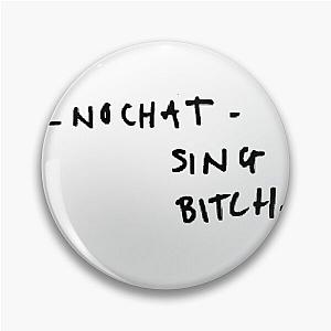 No Chat Bingo Florence Welch Hollywood Bowl Art Doodle Pin