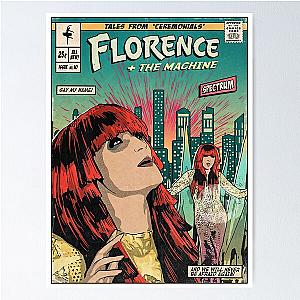 Florence Welch Cartoon Poster
