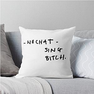 No Sing Bitch Florence Welch Hollywood Bowl Art Throw Pillow