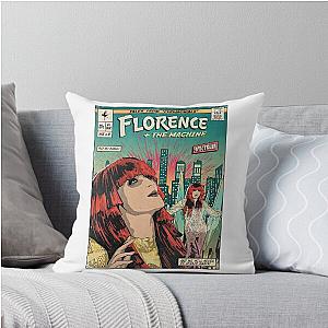 Florence Welch Cartoon Throw Pillow