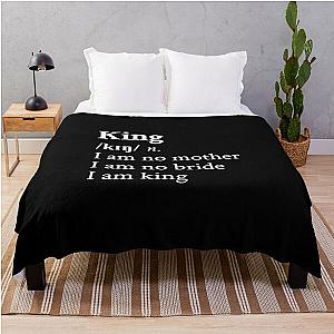 Florence Welch and The Machine Aesthetic Black Indie Throw Blanket