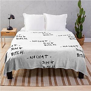 No Chat Sing Bitch Florence Welch Hollywood Bowl Art Throw Blanket