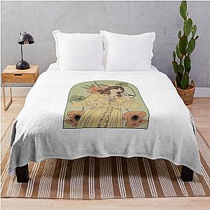 Florence Welch and the Machine Art Throw Blanket