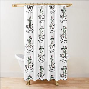 Florence Welch High As A Hope Anchor Art Doodle Shower Curtain