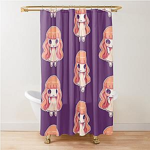 Florence Welch Kawaii Illustration Shower Curtain