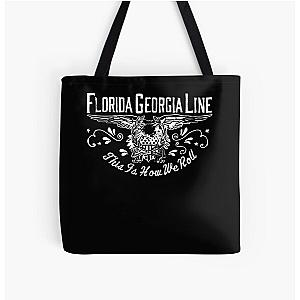 Florida Georgia Line 4 All Over Print Tote Bag