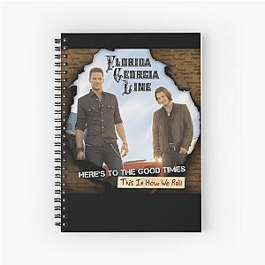 Florida Georgia Line heres to the good timesthis is how we roll Spiral Notebook