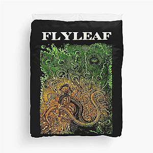 golden peacock snake Flyleaf Duvet Cover