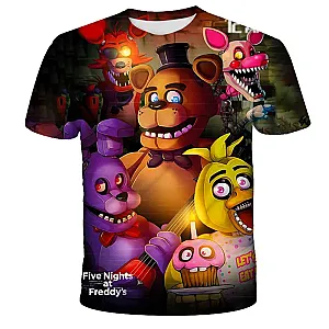 FANF Five Nights At Freddy's Game Characters 3D Print T-shirts