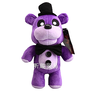 30cm Purple Freddy Bear FNAFs Five Nights At Freddy’s Plush