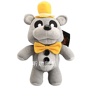 30cm Grey Lefty Freddy Fazbear Teddy Bear FNAFs Five Nights At Freddy’s Plush