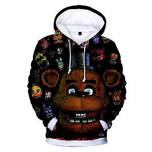 FNAF Five Nights at Freddy's Game 3D Sweatshirt Hoodies