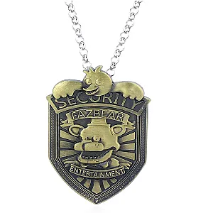 Game FNAF Animal Figure Freddy Bear Necklaces