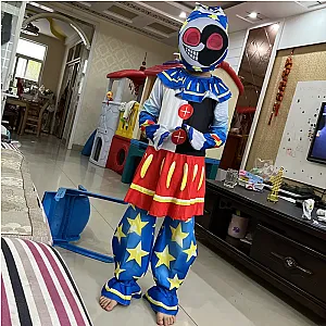 FNAF Moondrop Sun Clown Cosplay Children Halloween Costumes