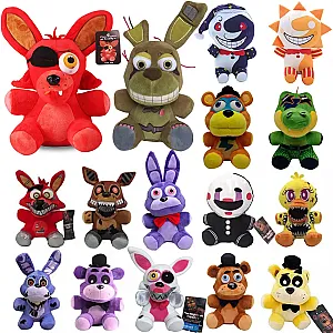 20cm 16pcs FNAF Bear Foxy Bonnie Stuffed Animals Plush