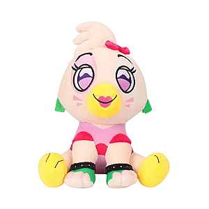 25cm Pink Glamrock Chica Sitting FNAF Stuffed Animal Plush