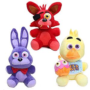 25cm Foxy Duck Bonnie Freddy Bear FNAF Stuffed Animals Plush