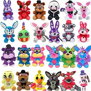 18CM Set 24pcs FNAF Stuffed Animals Plush