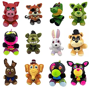 5-10Pcs FNAF Golden Freddy Fazbear Mangle Bonnie Foxy Stuffed Doll Plush