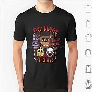 Five Nights At Freddy FNAF Fazbear Chica Bonnie Foxy Print T-shirts