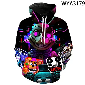 FANF Five Nights At Freddy's Spring and Autumn 3D Print Hoodies