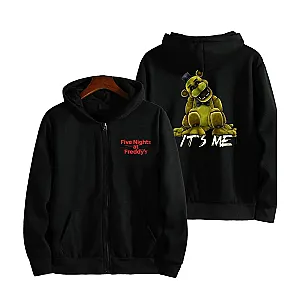 FNAF Cartoon Youth Zipper Sportswear Sweatshirt