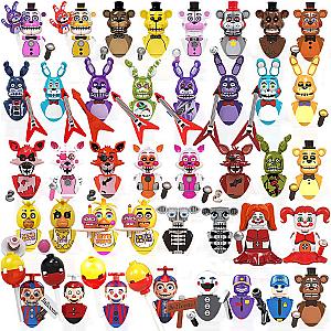 FNAF Five Nights At Freddy's Game Characters Building Blocks