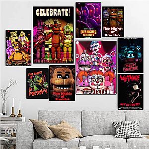 FNAF Five Nights At Freddy's HD Print Wall Art Paintings