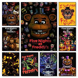 FNAF Game Five Nights At Freddy's Anime Painting Wall Pictures