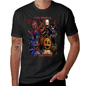 FNAF Five Nights At Freddy's Cartoon Print T-shirts