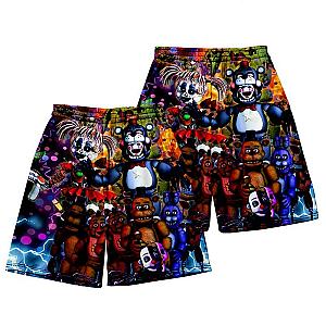 FNAF Five Nights At Freddy's 3D Board Hip Hop Short Pants