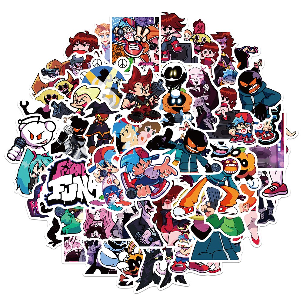 Friday Night Funkin Stickers | FNF Plush Shop - Official FNF Plush Store