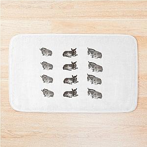 Cute Donkey Foal Bath Mat