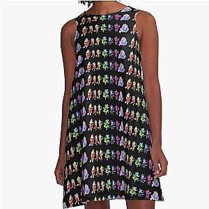 Rainbow Unicorn Foals A-Line Dress